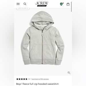 JCREW Boys Zip Up Jacket